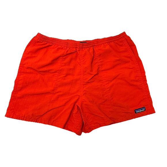 Patagonia Baggies 5" Men's Size Medium Red Lined Nylon Shorts (Style 57020) - Picture 1 of 10